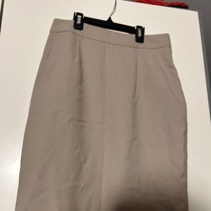 2, Beige, Pencil Skirt